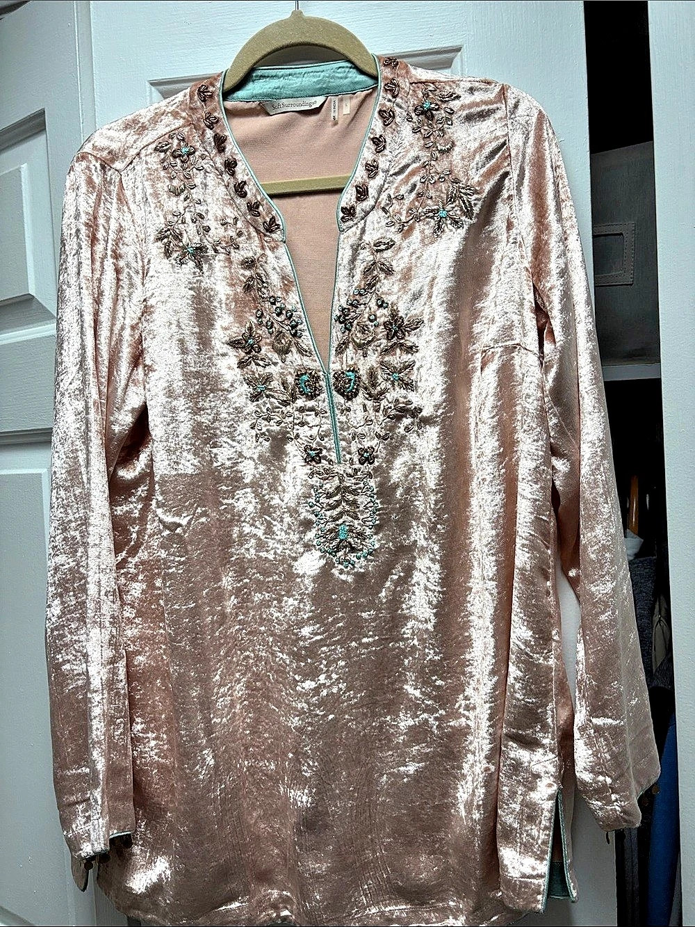 Soft surroundings embellished tunic too